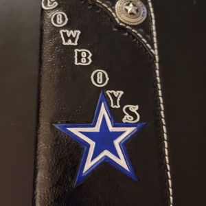 Dallas Cowboys Leather Handmade Roper Wallet